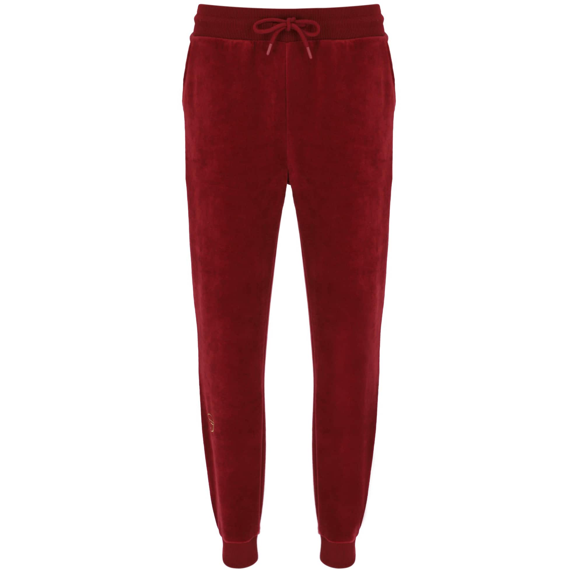 SERGIO TACCHINI COURT TIP VELOUR TRACK PANTS