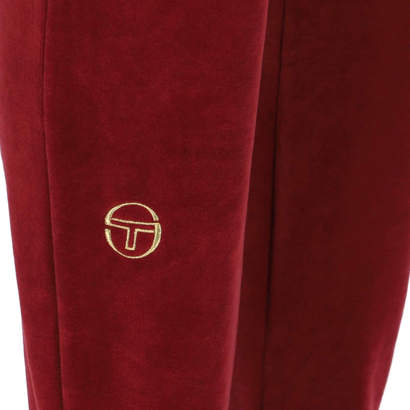 SERGIO TACCHINI COURT TIP VELOUR TRACK PANTS