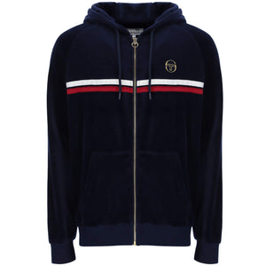 SERGIO TACCHINI DALLAS VELOUR ZIP HOODIE