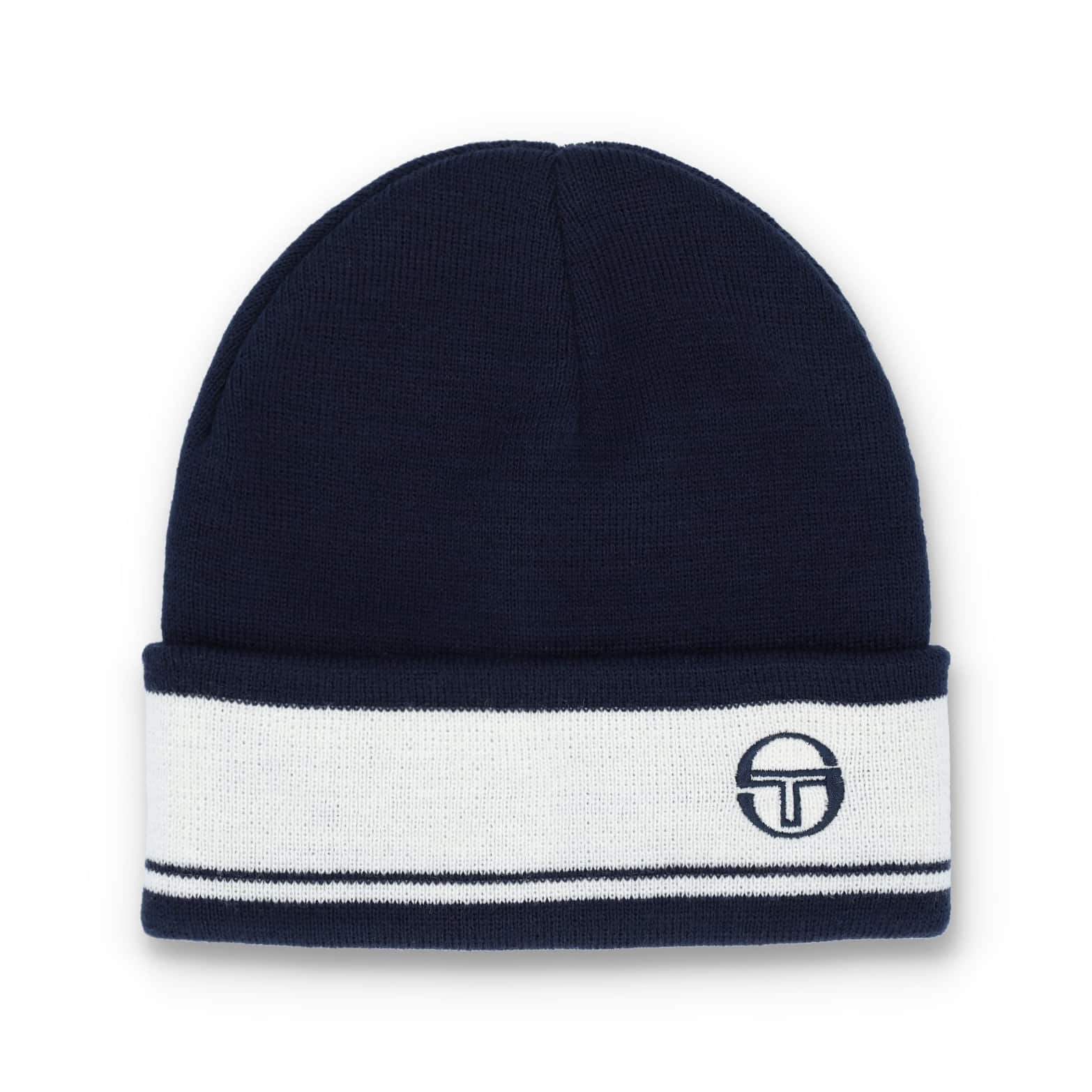 SERGIO TACCHINI SELLARZ JAQUARD STRIPED BEANIE HAT