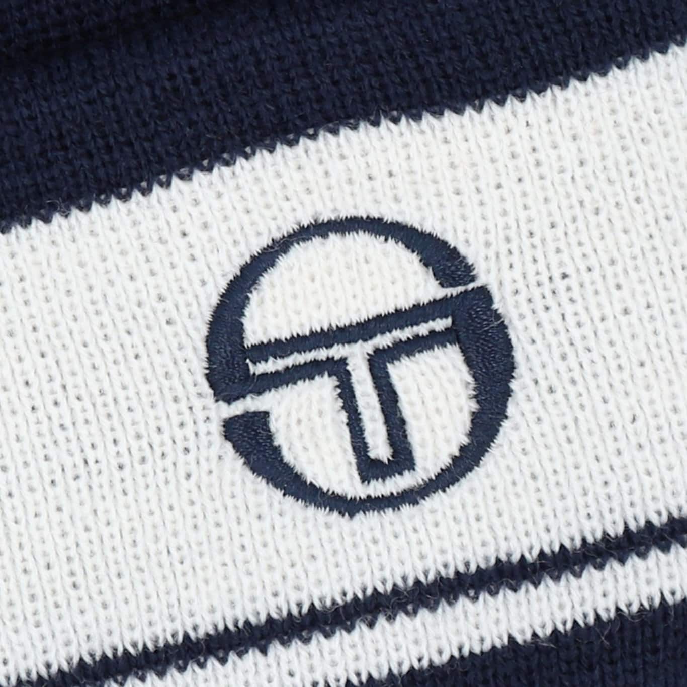 SERGIO TACCHINI SELLARZ JAQUARD STRIPED BEANIE HAT