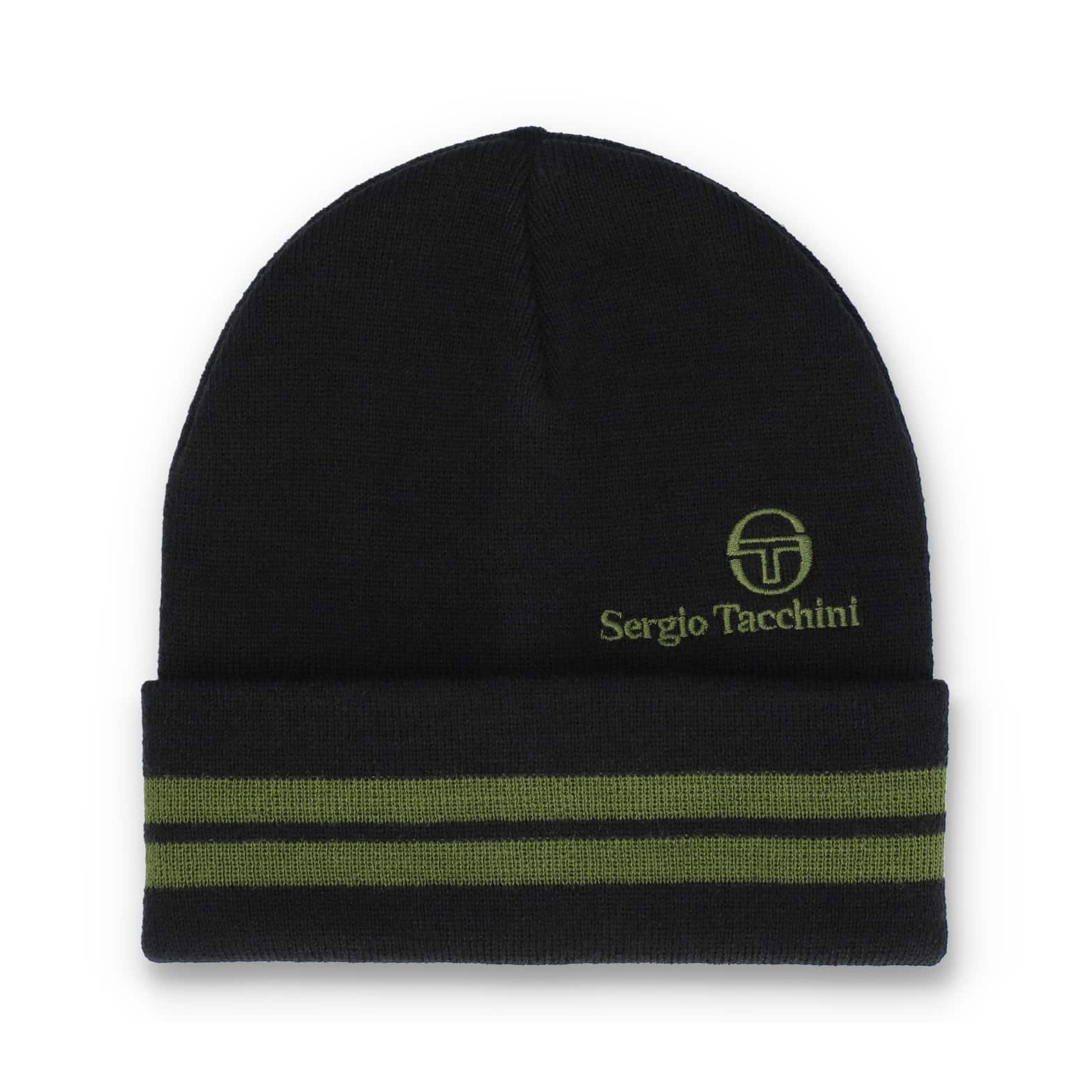 SERGIO TACCHINI SURGIS JAQUARD STRIPED BEANIE HAT