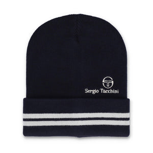 SERGIO TACCHINI SURGIS JAQUARD STRIPED BEANIE HAT