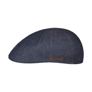 STESTON TEXAS PURE DENIM FLAT CAP