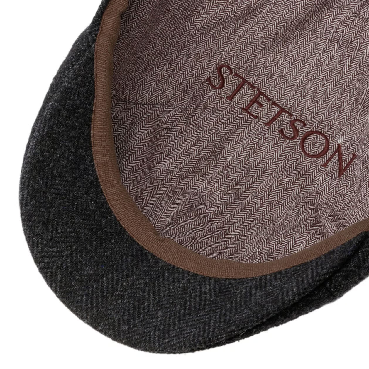 STETSON TEXAS WOOL HERRINGBONE CAP