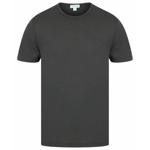 SUNSPEL S/S CREW NECK FITTED T-SHIRT MTSH0001 CHARCOAL