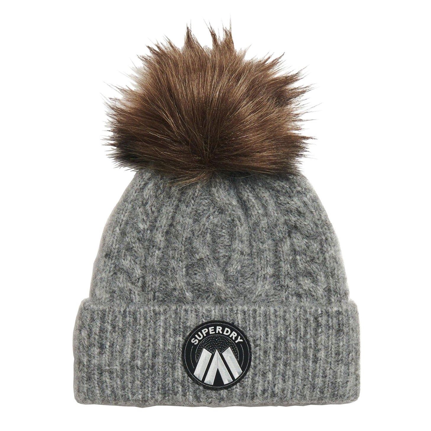 SUPERDRY CABLE LUXE KNIT BEANIE HAT