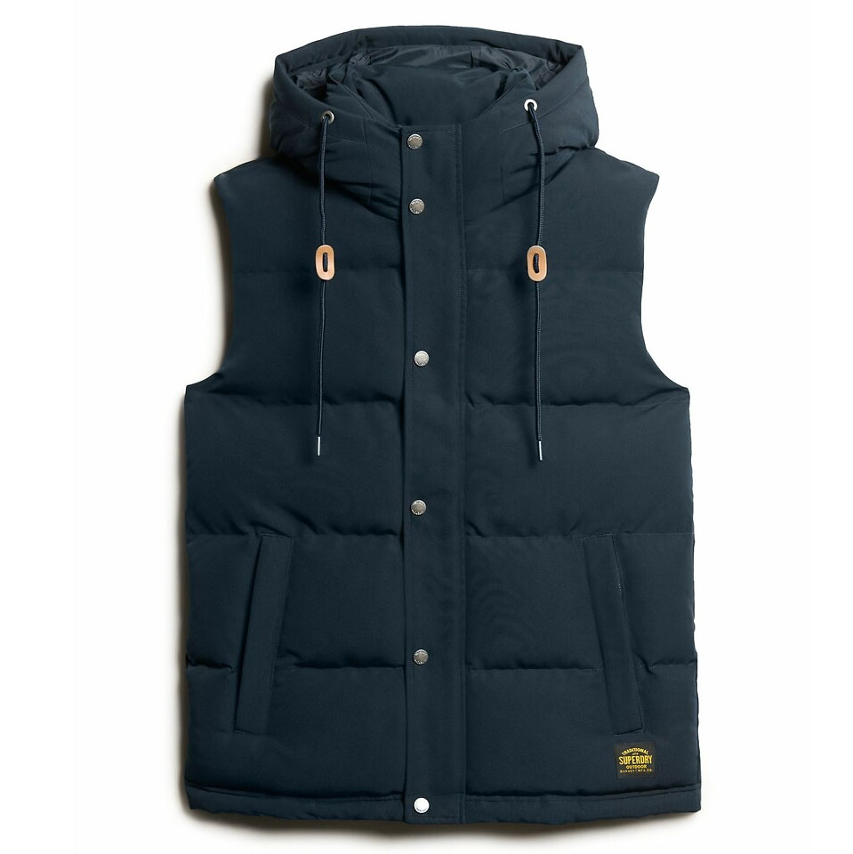 SUPERDRY EVEREST HOODED PUFFER GILET