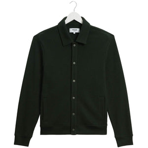 WAX LONDON HAYS JERSEY RIGID WAFFLE OVERSHIRT