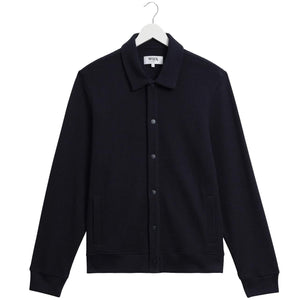 WAX LONDON HAYS JERSEY RIGID WAFFLE OVERSHIRT
