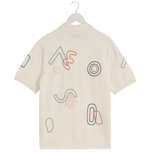 WAX LONDON TELLARO SHAPES EMBROIDERED SHIRT