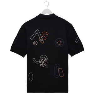 WAX LONDON TELLARO SHAPES EMBROIDERED SHIRT