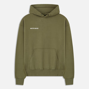 WHITE NOISE BRANDED GRAPHIC HOODIE