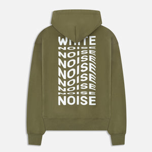 WHITE NOISE BRANDED GRAPHIC HOODIE
