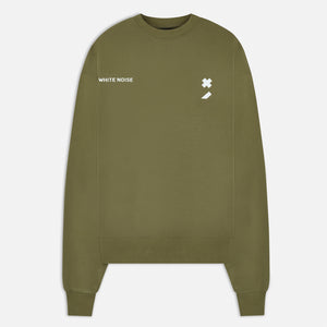 WHITE NOISE TWIN LOGO SWEATSHIRT