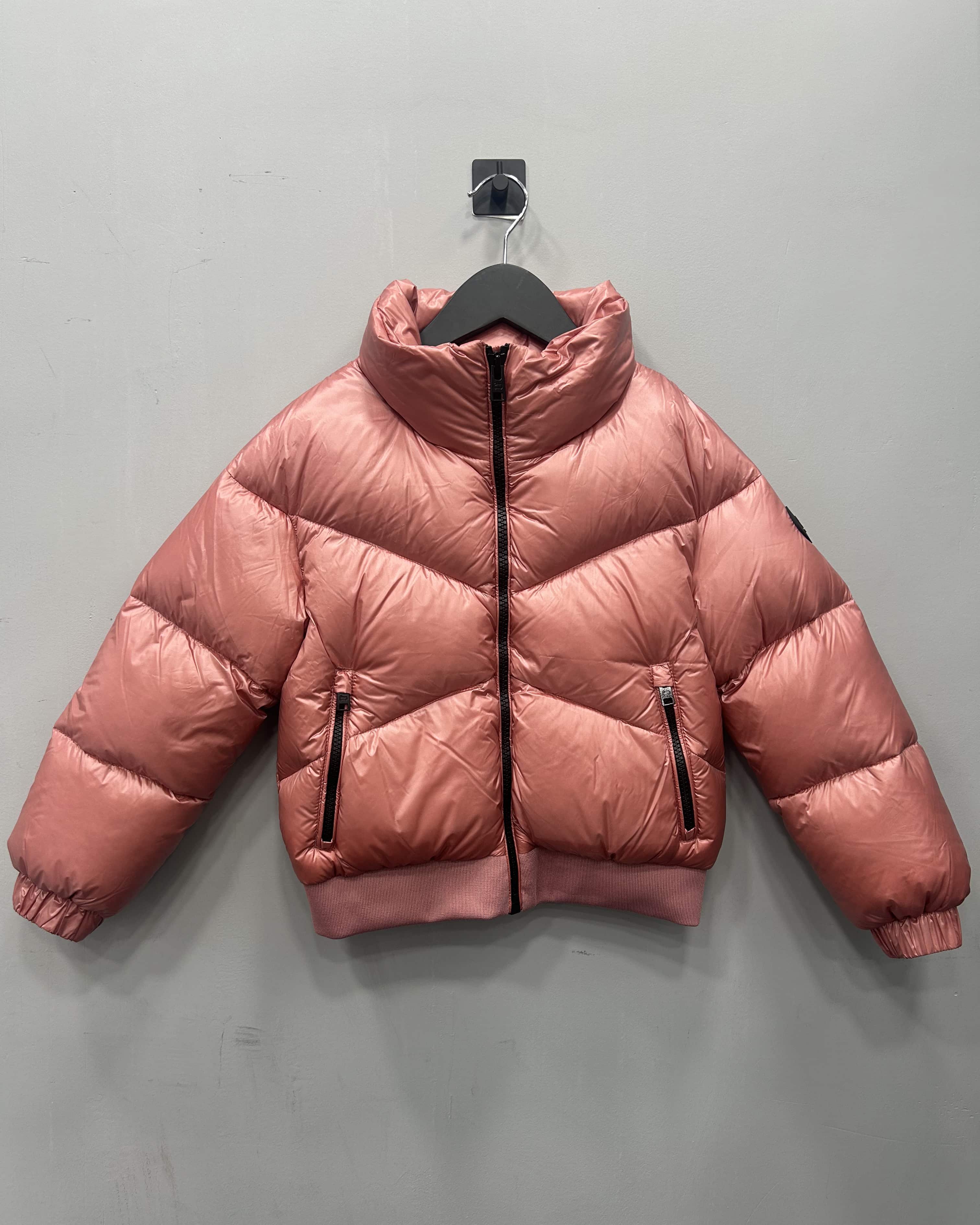 WOOLRICH KIDS GIRLS ALIQUIPPA GLOSSY DOWN JACKET