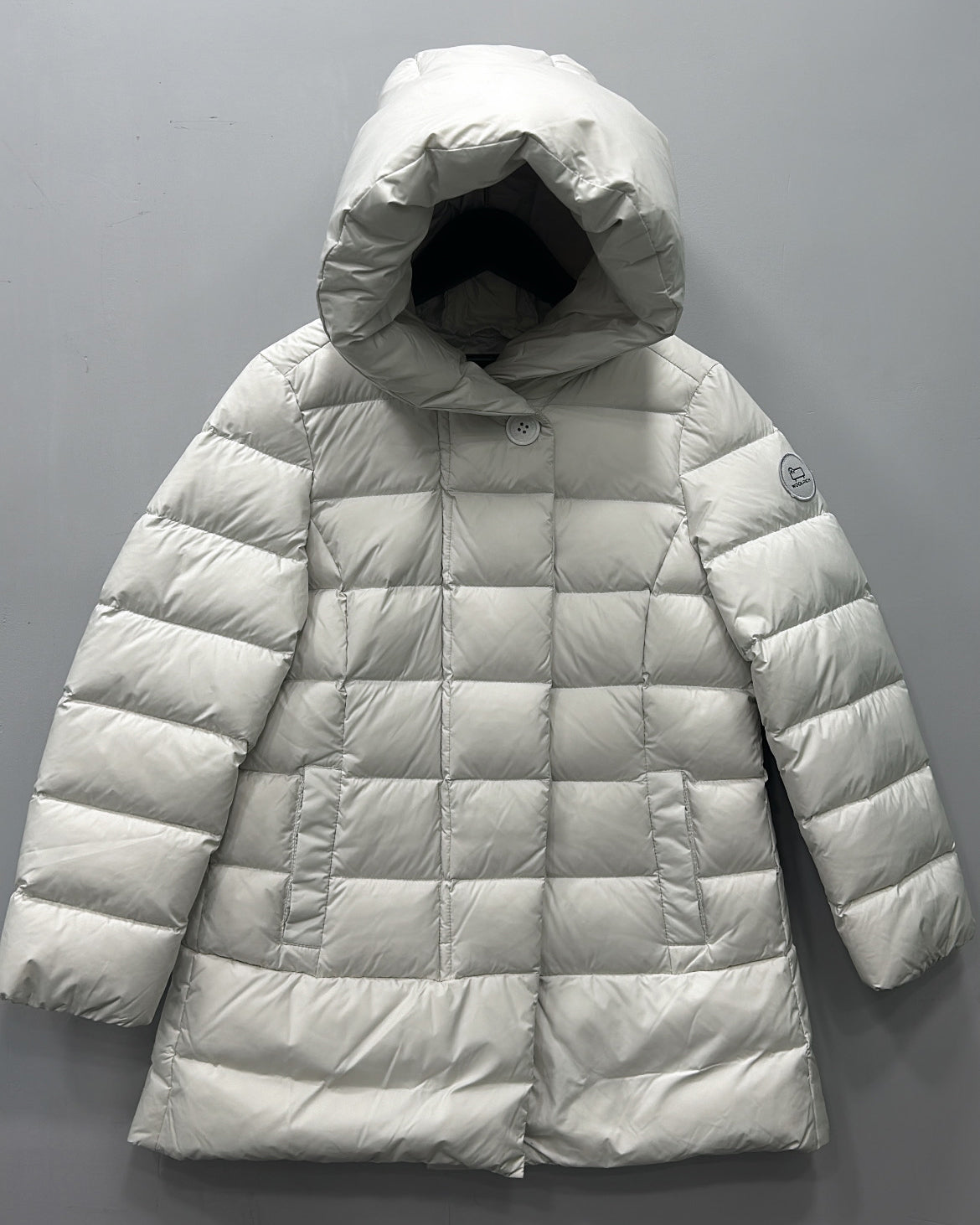 WOOLRICH KIDS GIRLS LONGLINE PUFFER JACKET