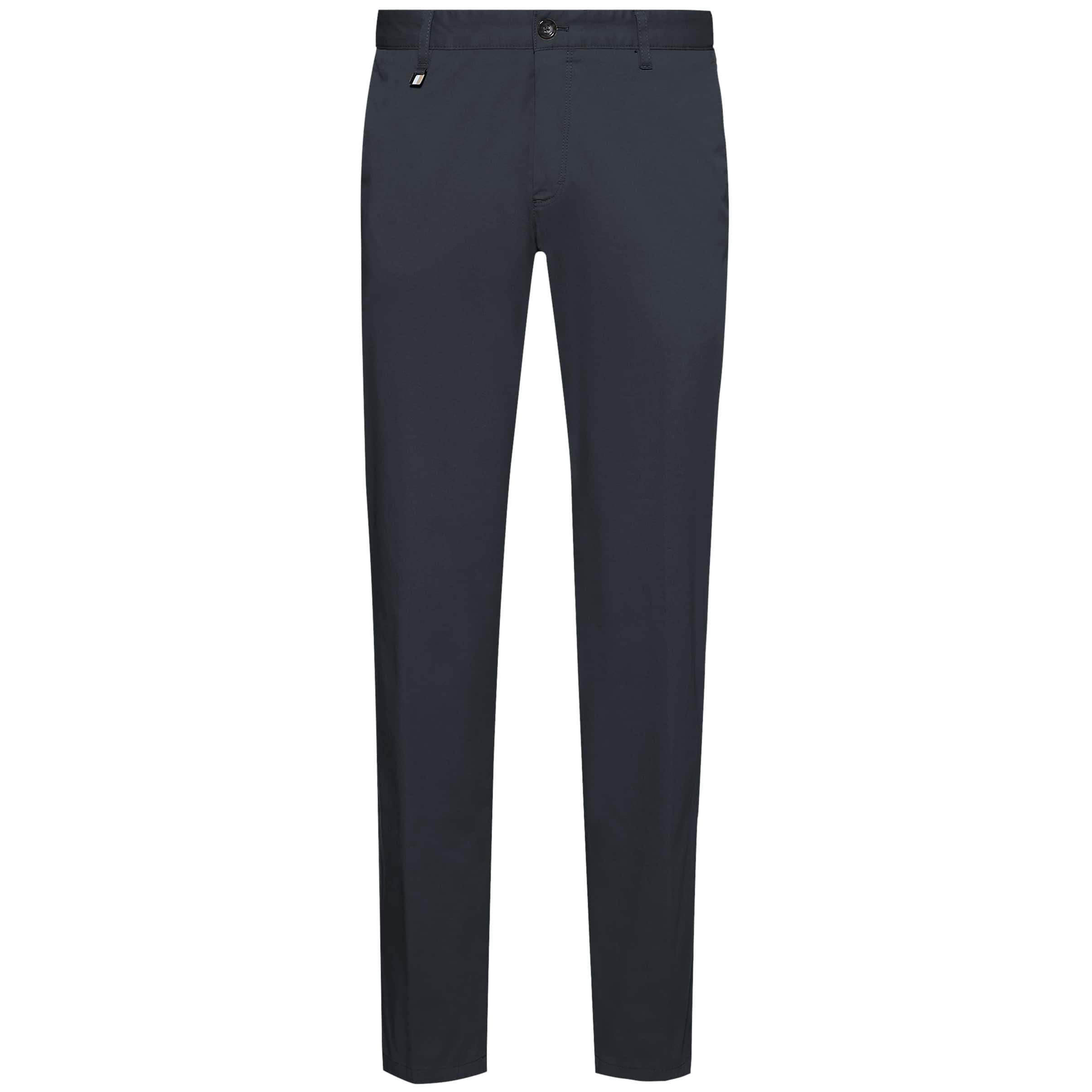 BOSS SIGNATURE STRIPE STRETCH COTTON SLIM FIT TROUSERS