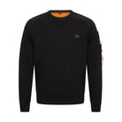 ALPHA INDUSTRIES L/S X-FIT JUMPER 158320B BLACK