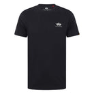 ALPHA INDUSTRIES S/S BASIC SMALL LOGO T-SHIRT 188505 REP BLUE