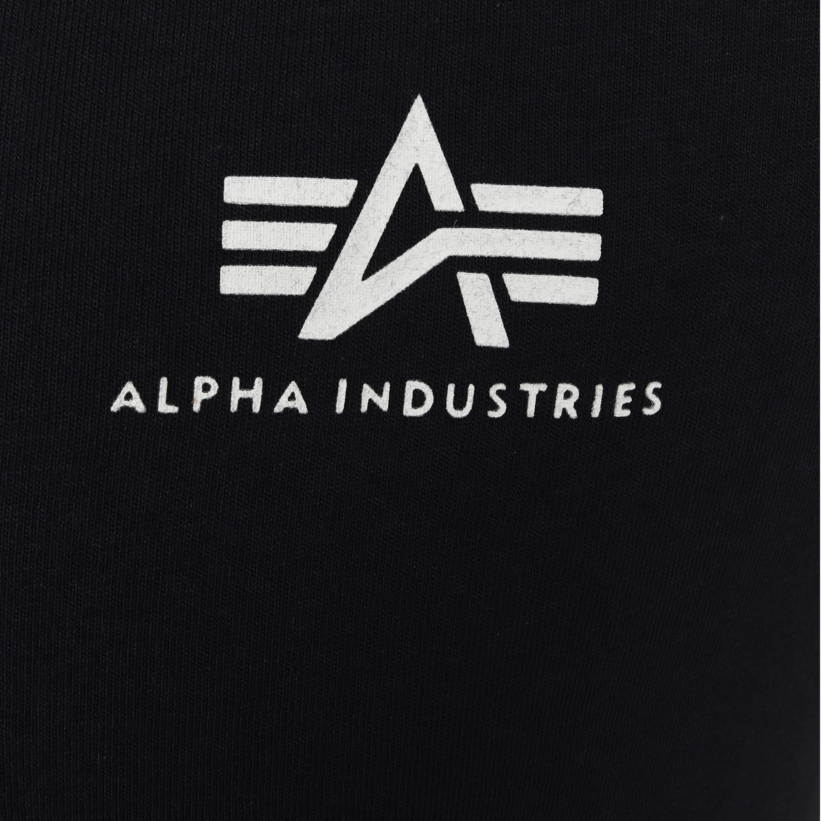 ALPHA INDUSTRIES S/S BASIC SMALL LOGO T-SHIRT 188505 REP BLUE