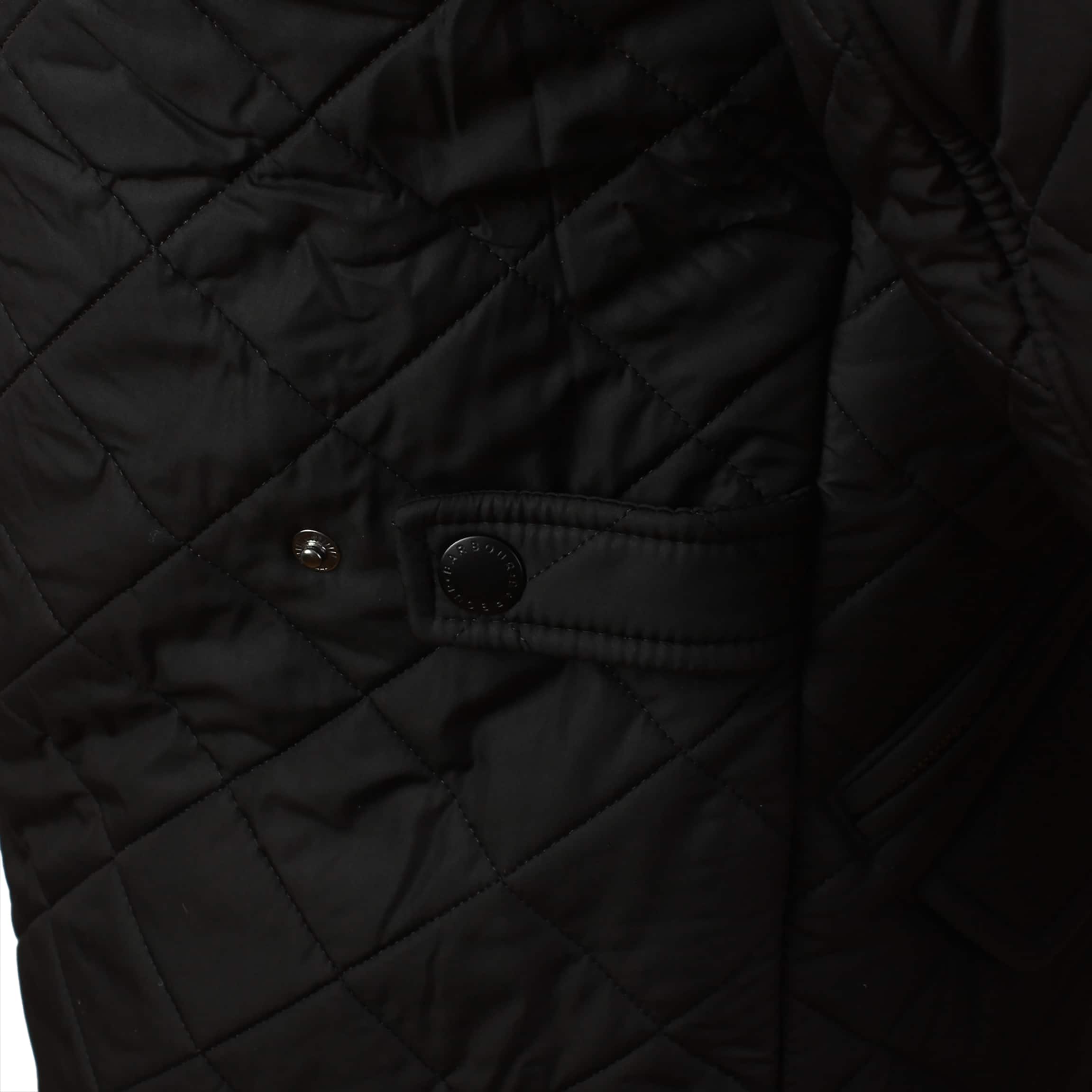 BARBOUR L/S POWELL QUILTED JACKET MQU0281 BLACK