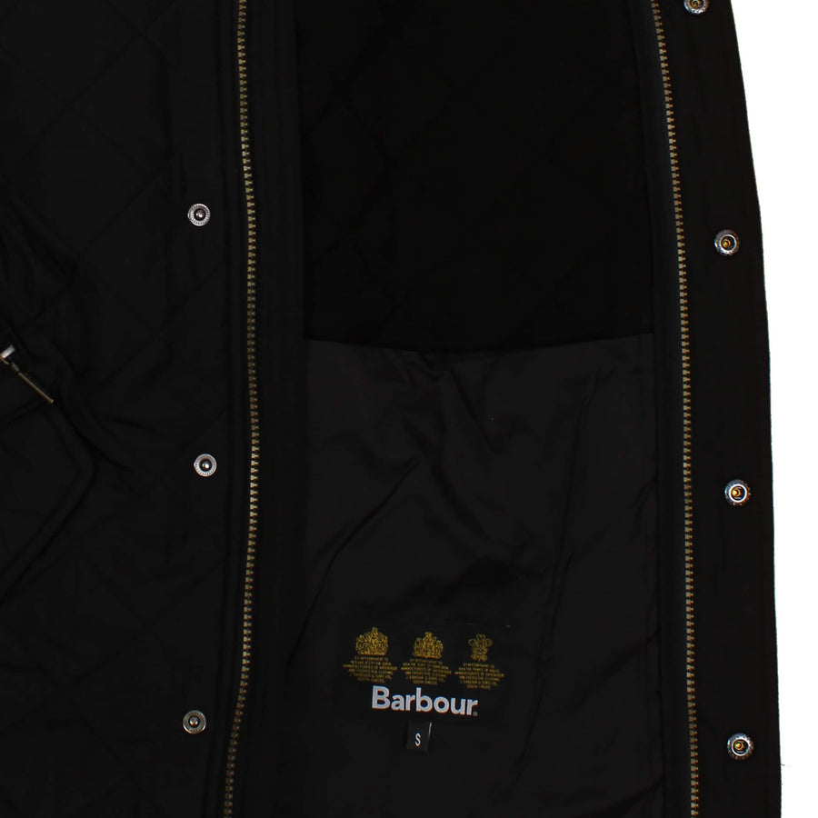 BARBOUR L/S POWELL QUILTED JACKET MQU0281 BLACK