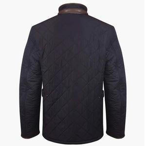 BARBOUR L/S POWELL QUILTED JACKET MQU0281 NAVY
