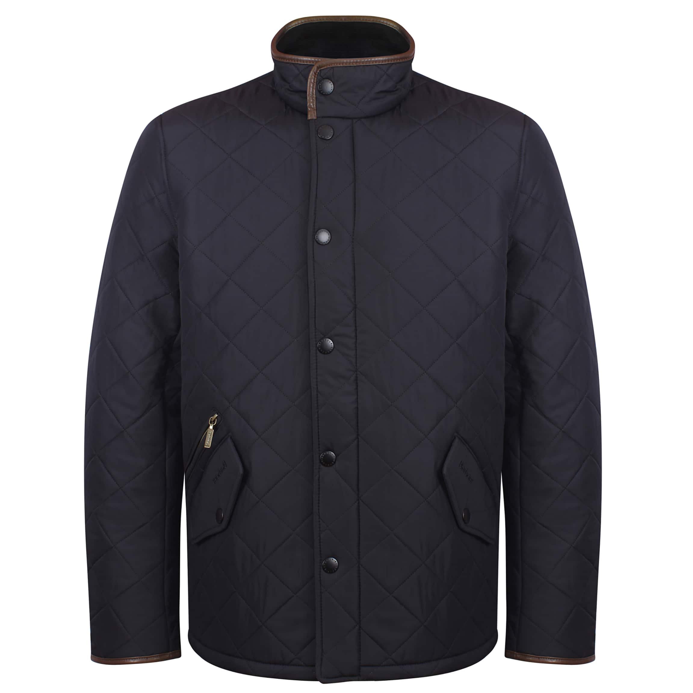 BARBOUR L/S POWELL QUILTED JACKET MQU0281 NAVY