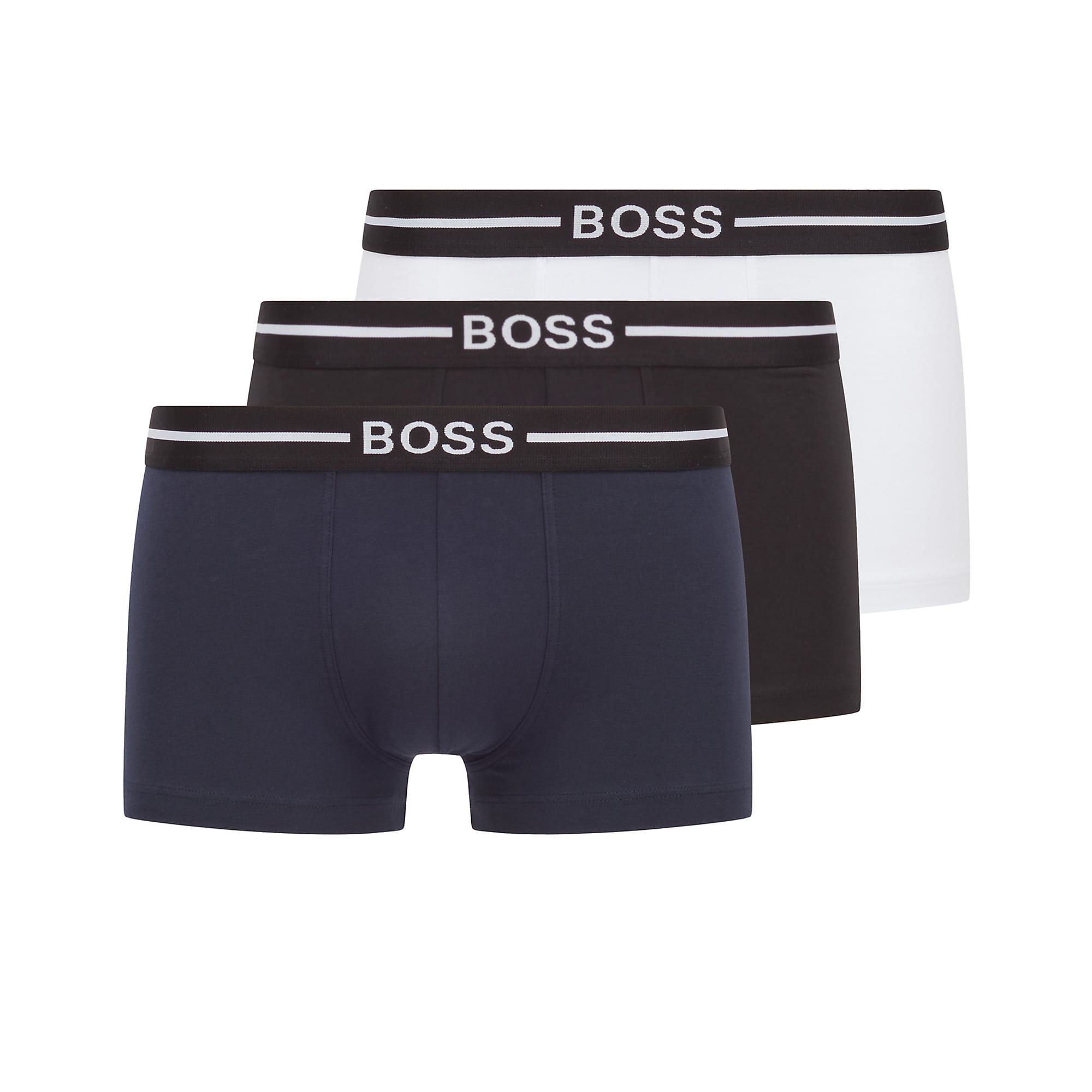 BOSS 3 PACK ORGANIC COTTON BOXER SHORTS