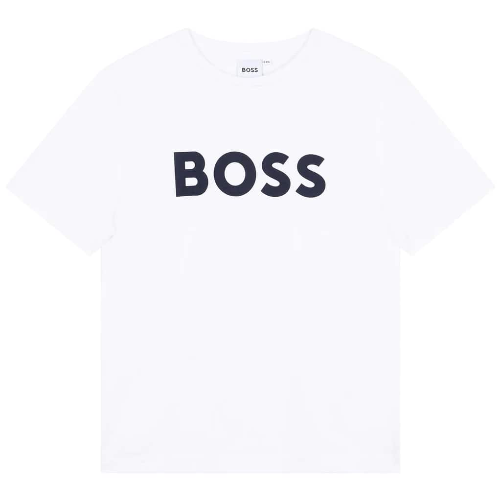 BOSS KIDS LOGO PRINT T-SHIRT