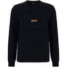 BOSS ROLDAN EMBROIDERED-LOGO KNIT JUMPER