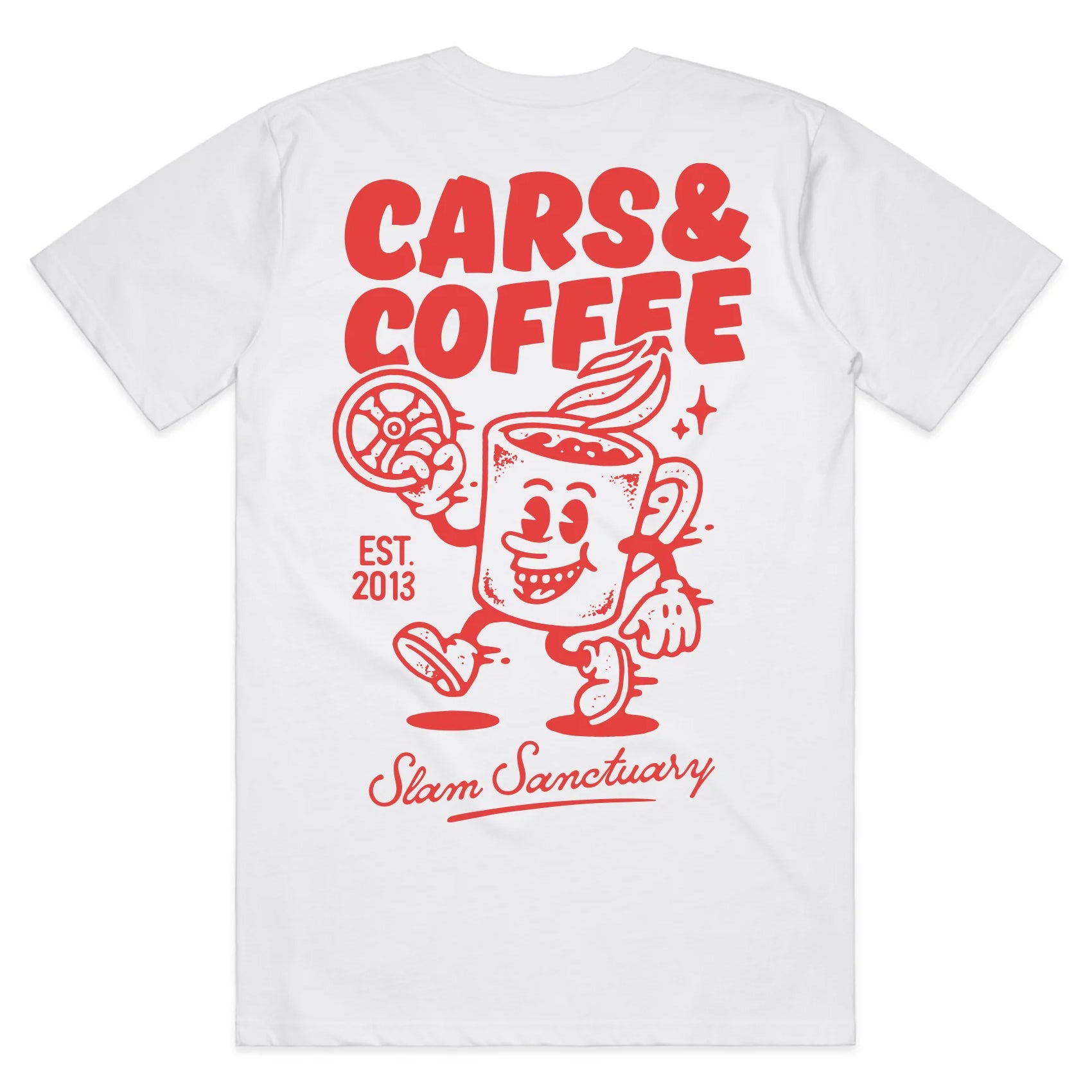 SLAM SANCTUARY CARS & COFFEE T-SHIRT