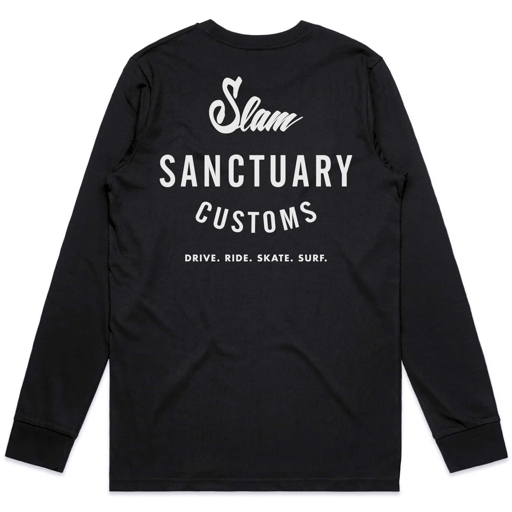 SLAM SANCTUARY CUSTOMS LONG LEEVE T-SHIRT