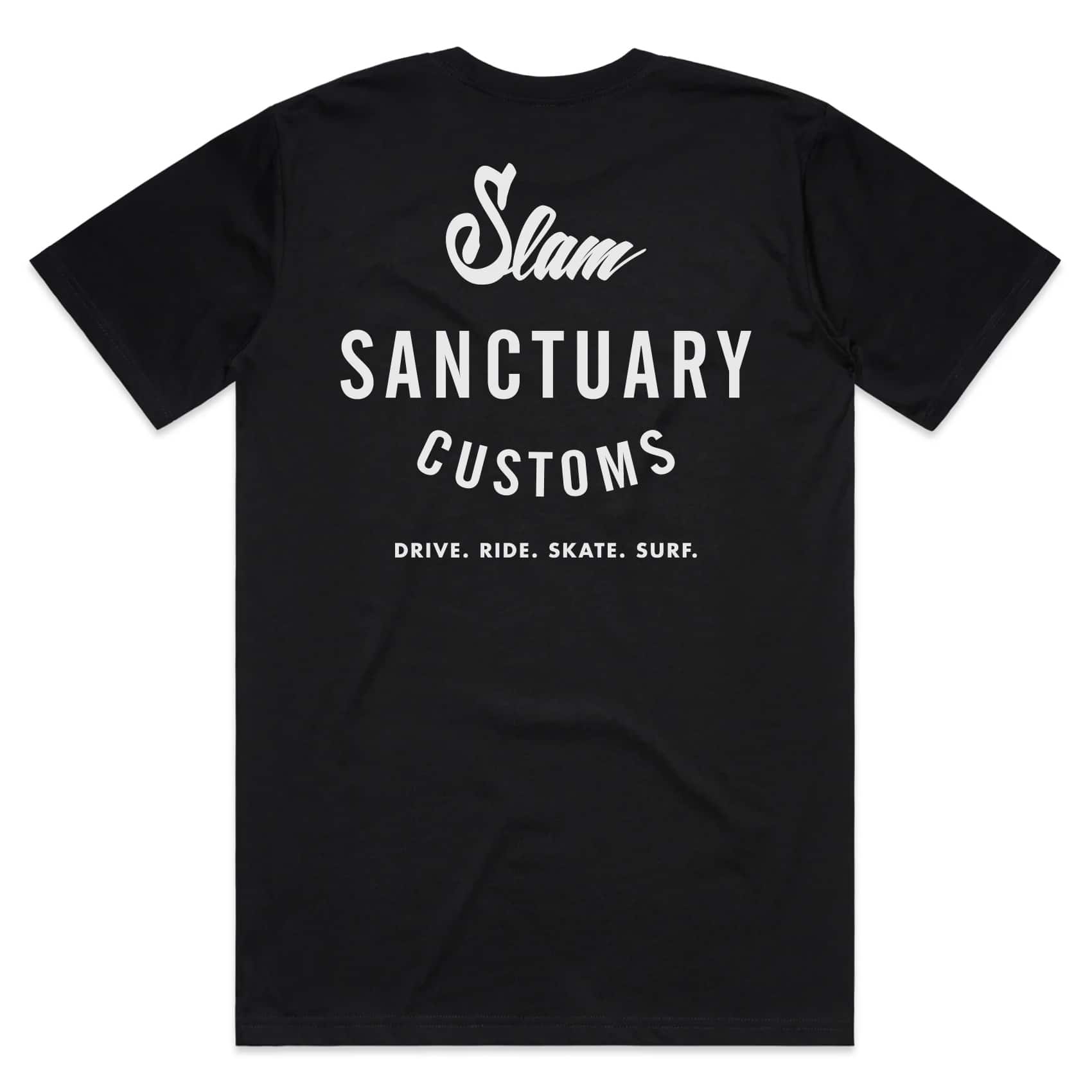 SLAM SANCTUARY CUSTOMS T-SHIRT