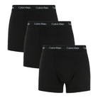 CALVIN KLEIN COTTON STRETCH 3 PACK FITTED TRUNK U2662G XWB (BLK/BLK/BLK)