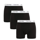 CALVIN KLEIN COTTON STRETCH 3 PACK FITTED TRUNK U2662G 001 (BLACK)