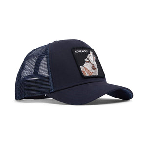 GOORIN BROS. LONE WOLF MESH TRUCKER CAP 101-6099 NAVY