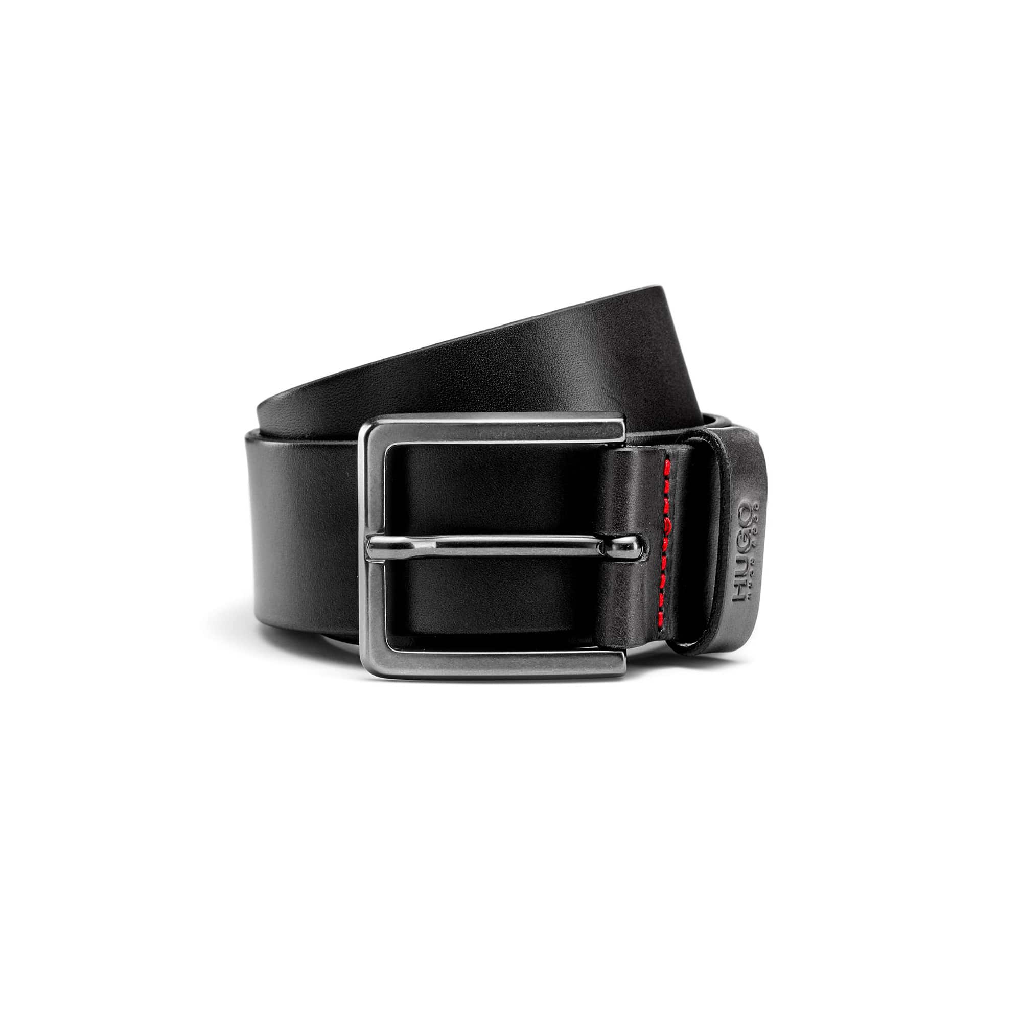 HUGO BOSS GIONIO LEATHER BELT 50385358 BLACK