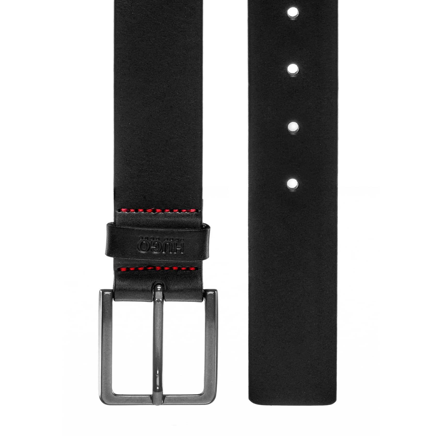 HUGO BOSS GIONIO LEATHER BELT 50385358 BLACK