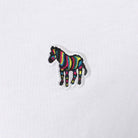 PAUL SMITH S/S ZEBRA BADGE LOGO T-SHIRT M2R-011R-AZEBRA WHITE (01)