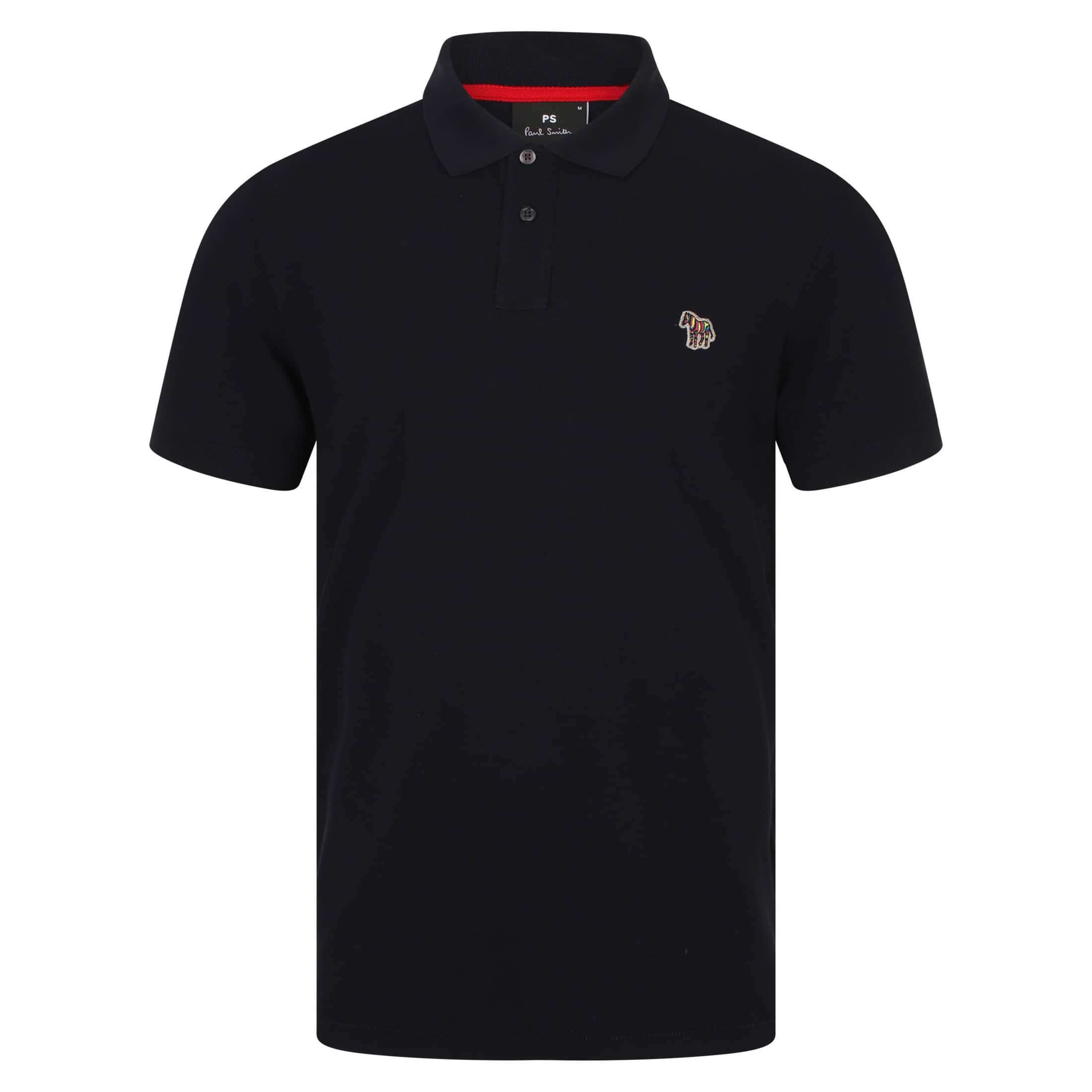 PAUL SMITH S/S ZEBRA BADGE POLO M2R/183K/AZEBRA NAVY (49)