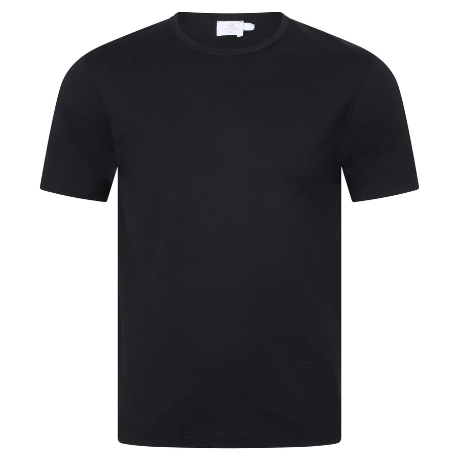 SUNSPEL S/S CREW NECK FITTED T-SHIRT MTSH0001 BLACK