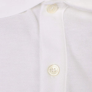 SUNSPEL S/S FITTED PIQUE POLO MPOL1028 WHITE