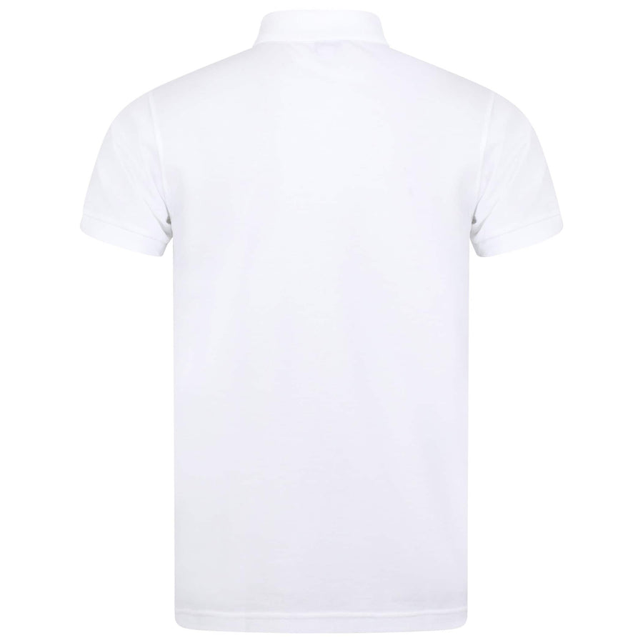 SUNSPEL S/S FITTED PIQUE POLO MPOL1028 WHITE