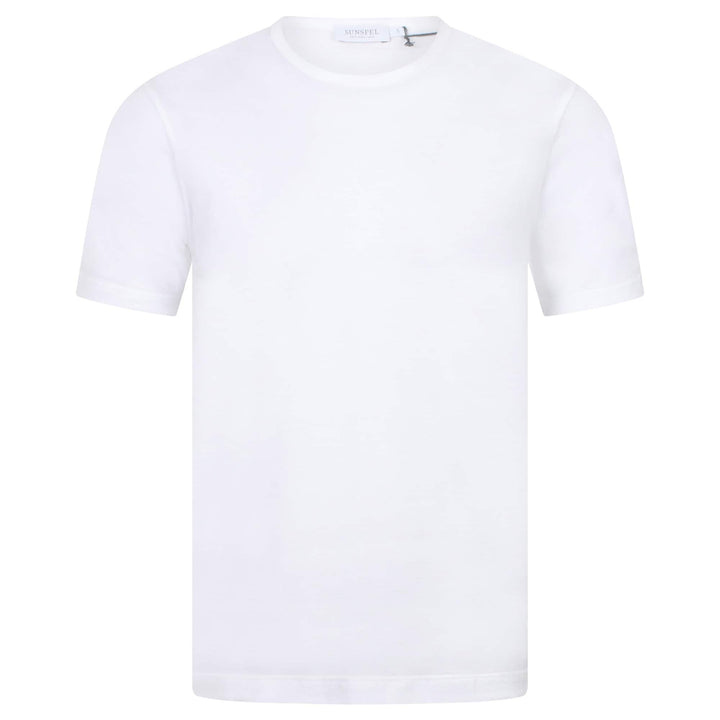 SUNSPEL S/S CREW NECK FITTED T-SHIRT MTSH0001 WHITE
