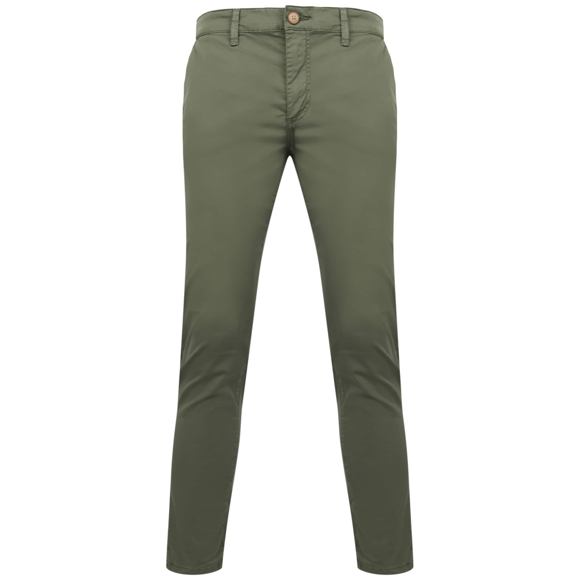 SSEINSE SLANT POCKET FITTED CHINO PSE477SS MILITARY