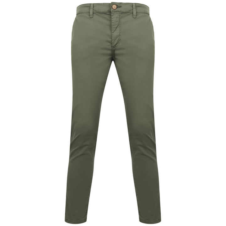 SSEINSE SLANT POCKET FITTED CHINO PSE477SS MILITARY