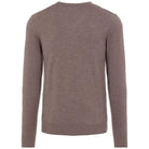 J LINDEBERG L/S LYMANN V NECK JUMPER STMC732987103 MID BROWN