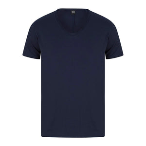 REPLAY RAW CUT V-NECK COTTON T-SHIRT M3591.000.2660 - Navy (576)
